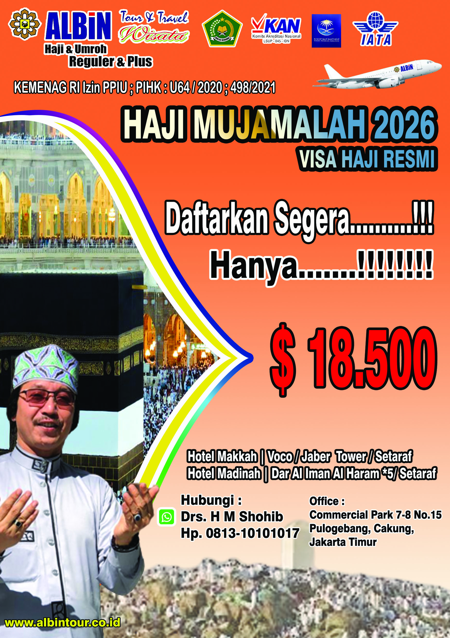 brosur paket haji, umroh, dan tour